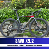  XE ĐẠP ĐUA SAVA X9.2 FULL CARBON, GROUPSET SHIMANO 105 R7000 