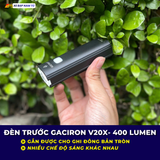  ĐÈN TRƯỚC GACIRON V20X 400 LUMEN – NHỎ GỌN, CHIẾU SÁNG MẠNH, PIN SẠC TIỆN LỢI 