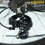  XE ĐẠP ĐỊA HÌNH LIFE MX2550 PHANH DẦU THỦY LỰC SHIMANO, BÁNH 27.5 INCH, PHUỘC NHÚN GIẢM XÓC 