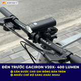  ĐÈN TRƯỚC GACIRON V20X 400 LUMEN – NHỎ GỌN, CHIẾU SÁNG MẠNH, PIN SẠC TIỆN LỢI 