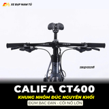  XE ĐẠP TOURING CALIFA CT400 – KHUNG NHÔM ĐÚC NGUYÊN KHỐI, CỐI NỔ LỚN, ĐÙM BẠC ĐẠN 