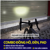  COMBO ĐÈN TRƯỚC, ĐỒNG HỒ ĐO TỐC ĐỘ KÈM PAD GẮN GHI ĐÔNG LIỀN 