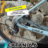  XE ĐẠP TOURING CATANI CA 6.6 - KHUNG ĐÚC NGUYÊN KHỐI, GROUP SHIMANO CLARIS, PHANH DẦU, CỐI NỔ LỚN 