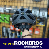  NÓN BẢO HIỂM XE ĐẠP ROCKBROS CAO CẤP, KÈM KÍNH CHỐNG UV 