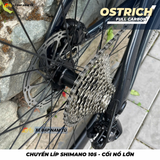  Xe Đạp Đua Nesto Ostrich – Khung Carbon Tiêu Chuẩn UCI, Group Shimano 105 Hiệu Suất Cao 