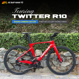  XE ĐẠP TOURING TWITTER R10, KHUNG CARBON, THIẾT KẾ NÂNG HẠ TAY LÁI THÔNG MINH 