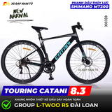  XE ĐẠP TOURING CATANI CA 8.3, CỐI NỔ ARC, PHANH DẦU THỦY LỰC SHIMANO MT200 