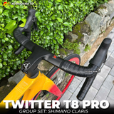  XE ĐẠP ROAD TWITTER T8 PRO - GROUP SHIMANO CLARIS 
