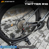  XE ĐẠP TOURING TWITTER R10, KHUNG CARBON, THIẾT KẾ NÂNG HẠ TAY LÁI THÔNG MINH 