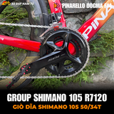  XE ĐẠP ĐUA PINARELLO DOGMA F14, GROUP SHIMANO 105 JAPAN, VÀNH CARBON PRINCETON 