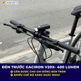  ĐÈN TRƯỚC GACIRON V20X 400 LUMEN – NHỎ GỌN, CHIẾU SÁNG MẠNH, PIN SẠC TIỆN LỢI 