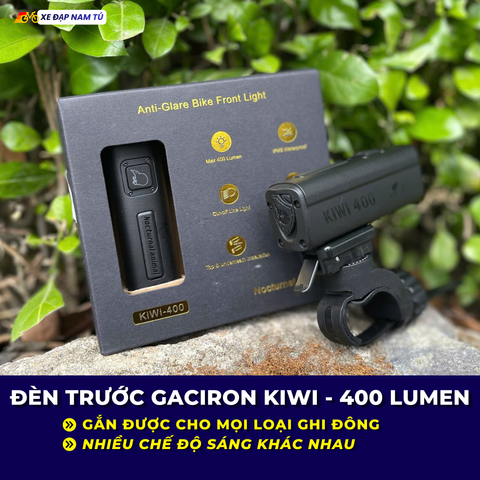  ĐÈN TRƯỚC GACIRON KIWI 400 – NHỎ GỌN, CHỐNG CHÓI, CHIẾU SÁNG HIỆU QUẢ CHO MỌI HÀNH TRÌNH 