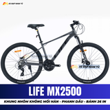  XE ĐẠP ĐỊA HÌNH LIFE MX2500 PHANH DẦU THỦY LỰC SHIMANO, KHUNG NHÔM KHÔNG MỐI HÀN 