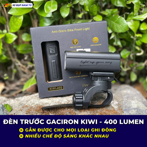  ĐÈN TRƯỚC GACIRON KIWI 400 – NHỎ GỌN, CHỐNG CHÓI, CHIẾU SÁNG HIỆU QUẢ CHO MỌI HÀNH TRÌNH 