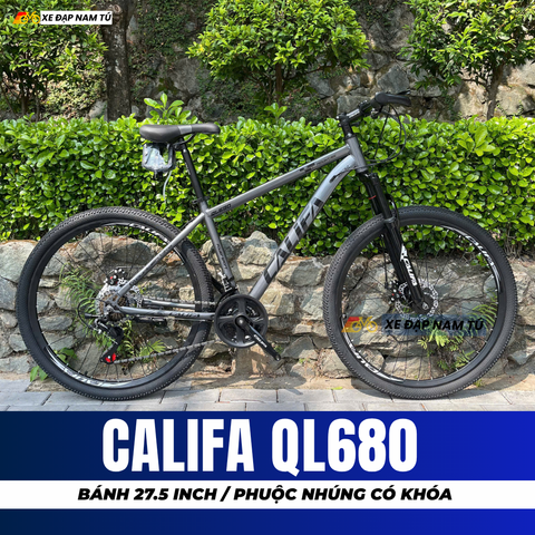  Xe đạp địa hình Califa QL 680 - Khung thép, bánh 27,5in 