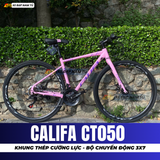  XE ĐẠP TOURING CALIFA CT050 KHUNG HỢP KIM THÉP, BỘ CHUYỂN ĐỘNG 21 CẤP 