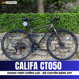  XE ĐẠP TOURING CALIFA CT050 KHUNG HỢP KIM THÉP, BỘ CHUYỂN ĐỘNG 21 CẤP 