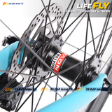  XE ĐẠP TOURING LIFE FLY KHUNG NHÔM KHÔNG MỐI HÀN, TRỤC GIỮA CỐT RỖNG 