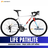  XE ĐẠP ĐUA LIFE PATHLITE GROUPSET SHIMANO SORA, TRỤC GIỮA CỐT RỖNG 
