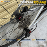  XE ĐẠP ĐUA TWITTER T10 PRO [2026] KHUNG CARBON, GROUP RETROSPEC 2X12, VÀNH NHÔM 