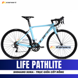  XE ĐẠP ĐUA LIFE PATHLITE GROUPSET SHIMANO SORA, TRỤC GIỮA CỐT RỖNG 