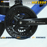  XE ĐẠP ĐỊA HÌNH LIFE MX2500 PHANH DẦU THỦY LỰC SHIMANO, KHUNG NHÔM KHÔNG MỐI HÀN 