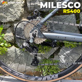  XE ĐẠP ĐUA MILESCO RS400 [2025] CỐI NỔ LỚN, KHUNG NHÔM, TAY LẮC SENSAH REFLEX 2X8 CẤP 