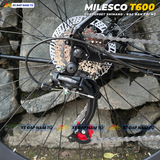  XE ĐẠP TOURING MILESCO T600 CỐI NỔ LỚN, KHUNG NHÔM KHÔNG MỐI HÀN 