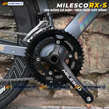  XE ĐẠP ĐUA MILESCO RX-S GHI ĐÔNG CÁ MẬP, TRỤC CỐT RỖNG, TAY ĐỀ LẮC 