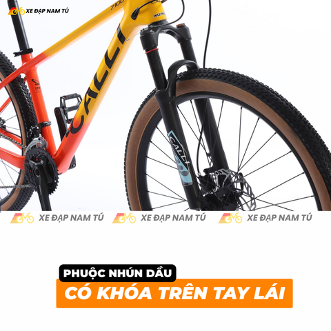  Xe Đạp MTB CALLI 7100 Khung Carbon T700 Cao Cấp, Group Shimano Nhật Bản, Bánh 27.5in 