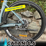  XE ĐẠP TOURING CATANI CA 6.6 - KHUNG ĐÚC NGUYÊN KHỐI, GROUP SHIMANO CLARIS, PHANH DẦU, CỐI NỔ LỚN 