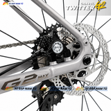  XE ĐẠP ROAD GRAVEL TWITTER G2 MAX GHI ĐÔNG CÁ MẬP, CỐI NỔ ĐÙM BẠC ĐẠN 