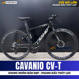  XE ĐẠP TOURING CAVANIO CR-T KHUNG NHÔM KHÔNG MỐI HÀN, CỐI NỔ LỚN, PHANH DẦU THỦY LỰC 