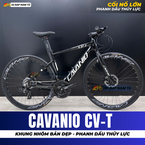  XE ĐẠP TOURING CAVANIO CR-T KHUNG NHÔM KHÔNG MỐI HÀN, CỐI NỔ LỚN, PHANH DẦU THỦY LỰC 