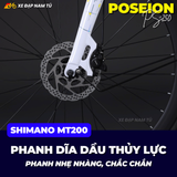  XE ĐẠP TOURING POSEIDON PS250, KHUNG NHÔM, CÀNG NHÔM, CỐI NỔ, PHANH DẦU, GROUP SHIMANO ALTUS 