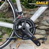  Xe Đạp Đua Twitter Smile Phanh C [2026], Khung Nhôm Siêu Nhẹ, Group Shimano Claris Nhật Bản 