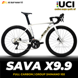  XE ĐẠP ĐUA SAVA X9.9 - FULL CARBON, SHIMANO 105 R7120 JAPAN 