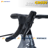  XE ĐẠP ĐUA CALIFA CR550 GHI ĐÔNG CÁ MẬP, KHUNG MAGIE NGUYÊN KHỐI, CỐI NỔ LỚN 