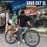  XE ĐẠP ĐUA SAVA EX7 SL - GROUP SHIMANO 105 R7120, PHANH DẦU THỦY LỰC 