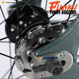 XE ĐẠP FIXED GEAR FUNKY VOGUING, KHUNG NHÔM, TRỤC RỖNG, VÀNH CAO 7CM 