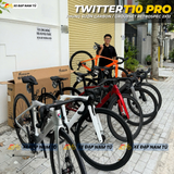  XE ĐẠP ĐUA TWITTER T10 PRO [2026] KHUNG CARBON, GROUP RETROSPEC 2X12, VÀNH NHÔM 
