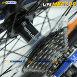  XE ĐẠP ĐỊA HÌNH LIFE MX2500 PHANH DẦU THỦY LỰC SHIMANO, KHUNG NHÔM KHÔNG MỐI HÀN 