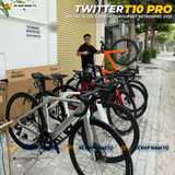  XE ĐẠP ĐUA TWITTER T10 PRO [2026] KHUNG CARBON, GROUP RETROSPEC 2X12, VÀNH NHÔM 