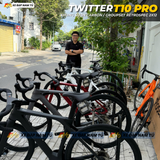  XE ĐẠP ĐUA TWITTER T10 PRO [2026] KHUNG CARBON, GROUP RETROSPEC 2X12, VÀNH NHÔM 