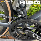  XE ĐẠP ĐUA MILESCO RS400 [2025] CỐI NỔ LỚN, KHUNG NHÔM, TAY LẮC SENSAH REFLEX 2X8 CẤP 