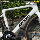  XE ĐẠP TOURING CARBON NESTO FOX, KHUNG CARBON , BỘ CHUYỂN ĐỘNG SHIMANO 
