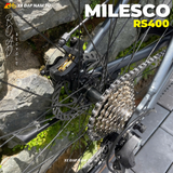  XE ĐẠP ĐUA MILESCO RS400 [2025] CỐI NỔ LỚN, KHUNG NHÔM, TAY LẮC SENSAH REFLEX 2X8 CẤP 