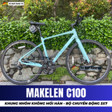  XE ĐẠP TOURING MAKELEN C100 KHUNG NHÔM KHÔNG MỐI HÀN, BỘ CHUYỂN ĐỘNG NHẬT BẢN 