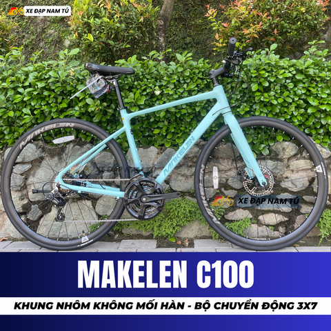  XE ĐẠP TOURING MAKELEN C100 KHUNG NHÔM KHÔNG MỐI HÀN, BỘ CHUYỂN ĐỘNG NHẬT BẢN 