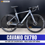  XE ĐẠP ĐUA CAVANIO CV780 TRỤC GIỮA CỐT RỖNG, CỐI NỔ LỚN, KHUNG NHÔM KHÔNG MỐI HÀN 